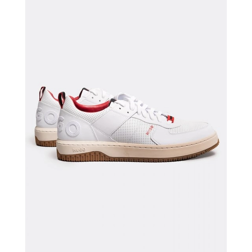 Hugo Kilian_Tenn Mens Mixed-material trainers - White - Size UK 9